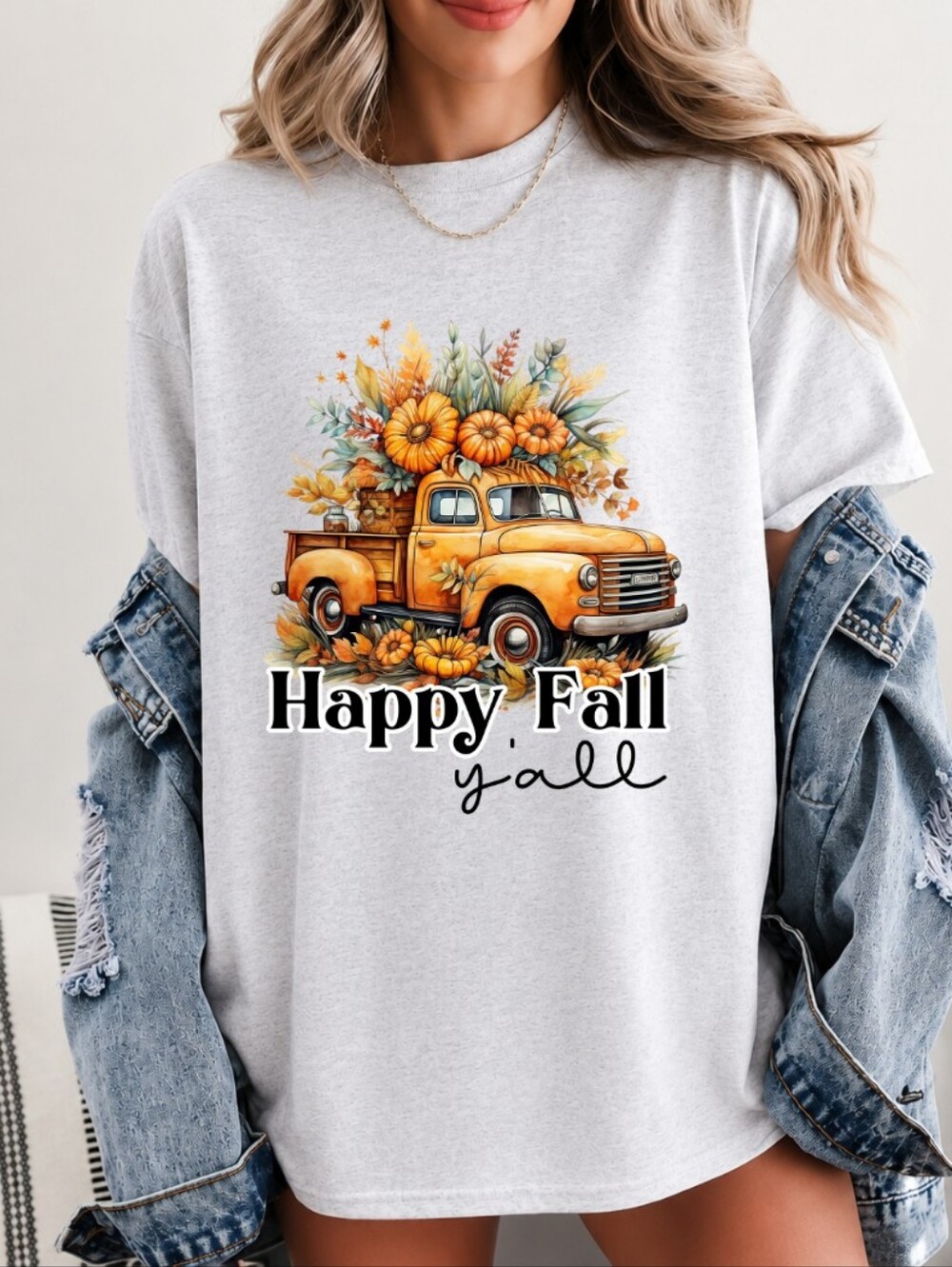 Happy Fall Yall, Fall Autumn Tee